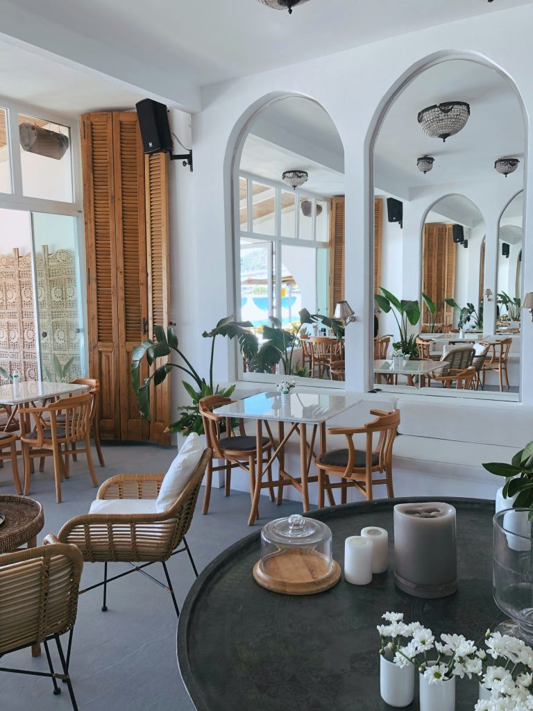 cafe tables and chairs